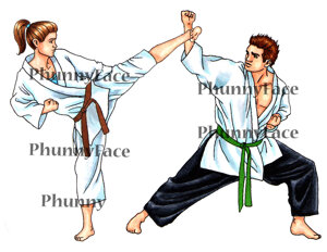 Karate fight
