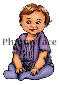 Sittande Baby